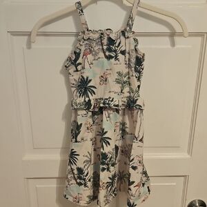 Janie and Jack Tropical Ruffle Sundress, Size 4